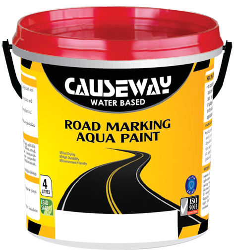 Causeway Road Marking Aqua Paint Image